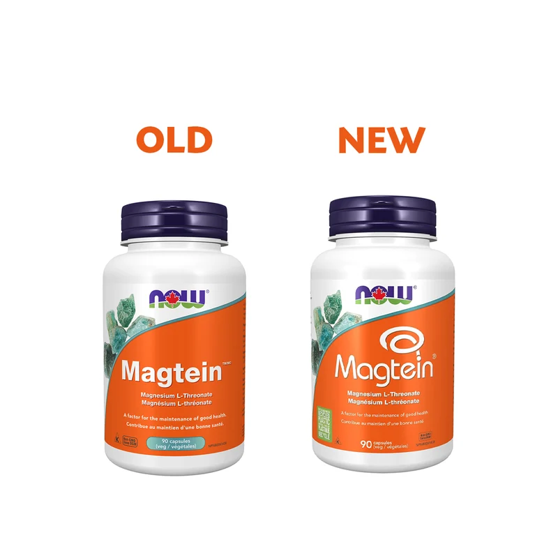 NOW - Magtein Magnesium L-Threonate | 90 Veg Capsules