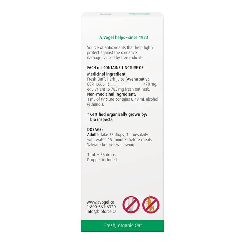A.Vogel - Avenaforce Fresh Avena Antioxidant Extract | 50 mL