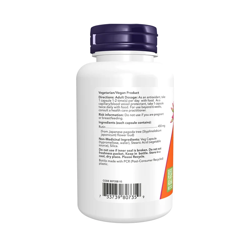 NOW - Rutin 450 mg | 100 Veg Capsules