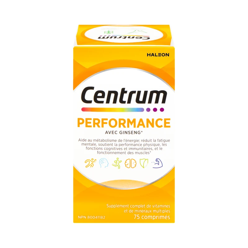 Centrum - Performance Multivitamin with Ginseng | 75 Tablets