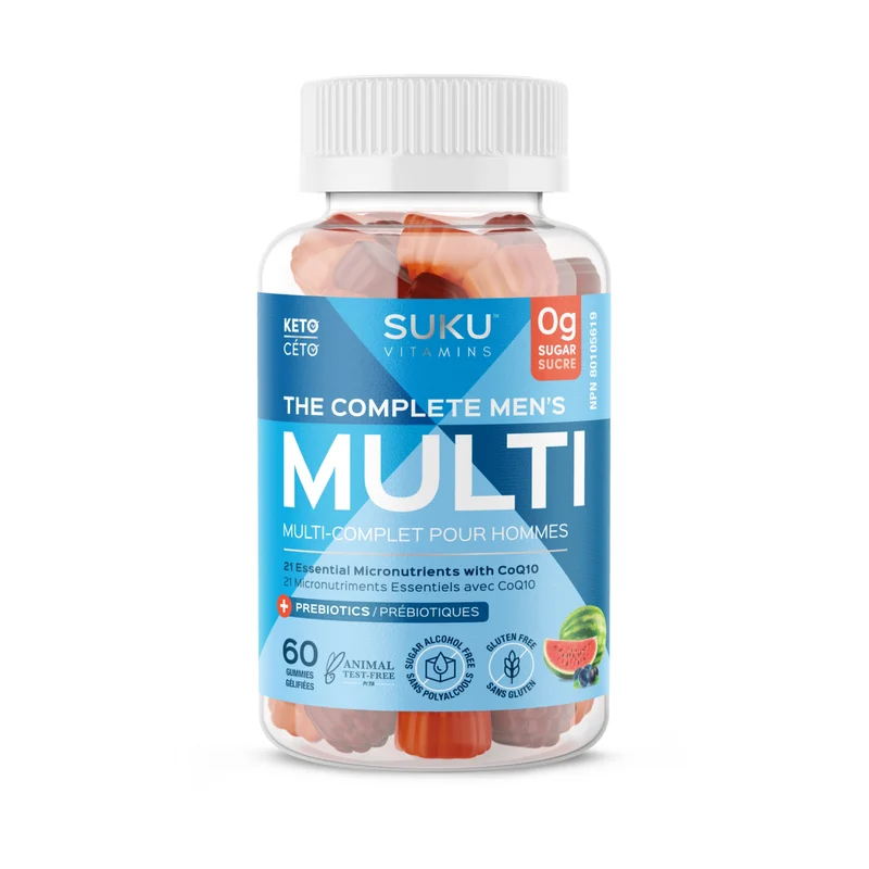 Suku Vitamins - The Complete Men's Multi | 60 Gummies