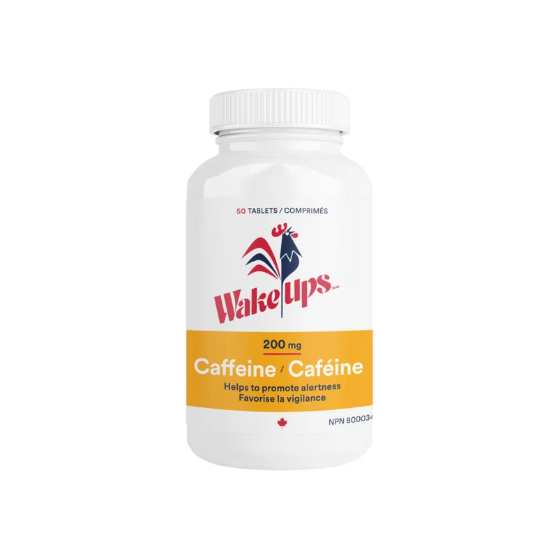Wake Ups - 200 mg Caffeine Tablets | 50 Tablets