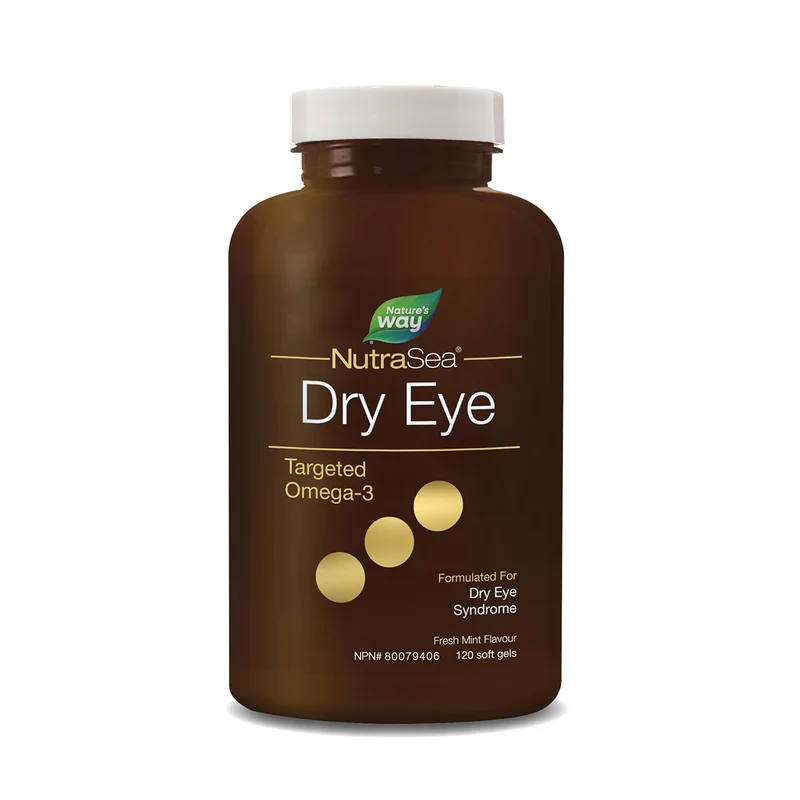 NutraSea - Dry Eye with Targeted Omega-3 - Fresh Mint Flavour | 120 Soft gels