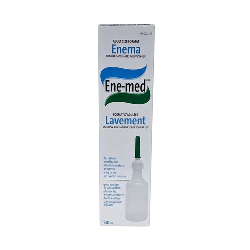 Ene-med - Sodium Phosphates Enema - Adult sized | 130 ml