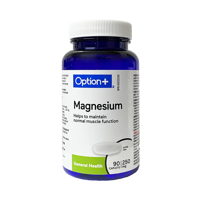 Option+ Magnesium 250 mg | 90 Caplets