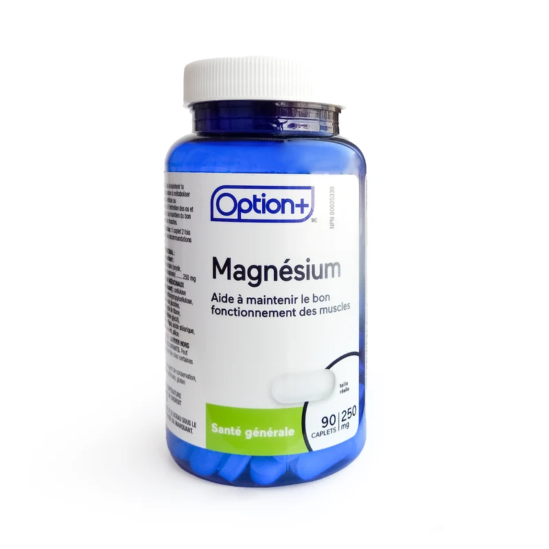 Option+ Magnesium 250 mg | 90 Caplets