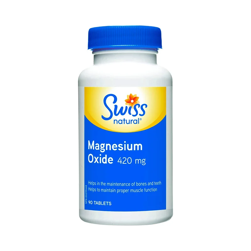 Swiss Natural - Magnesium Oxide 420 mg | 90 Tablets