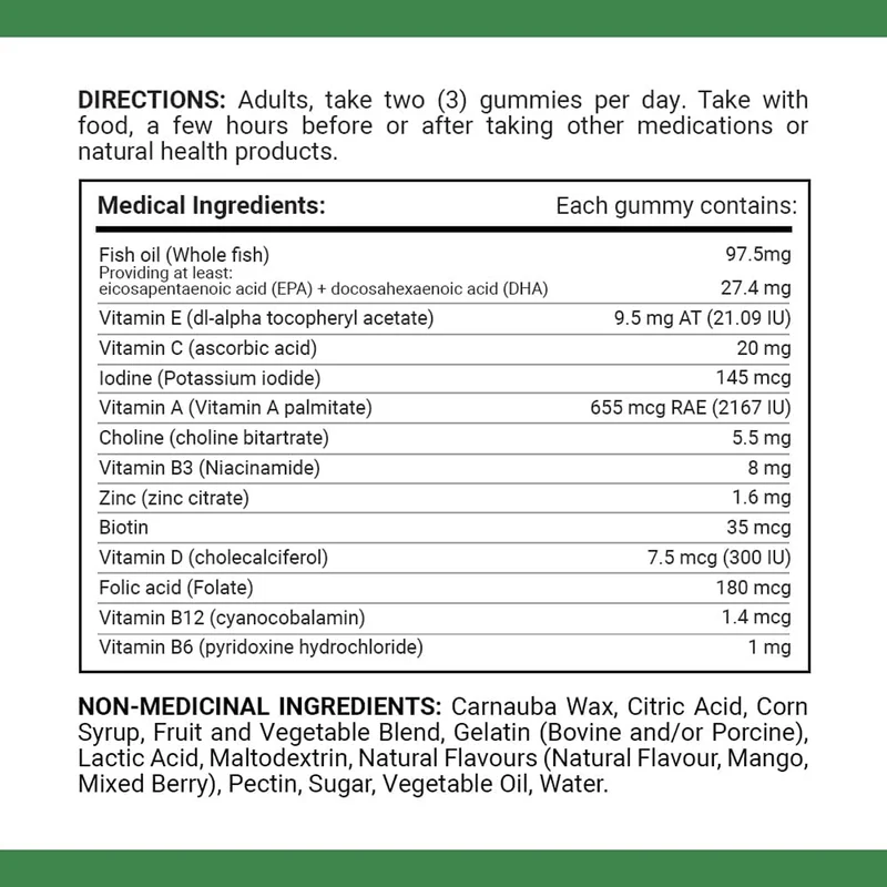 Nature's Bounty - Prenatal Gummies | 60 Gummies