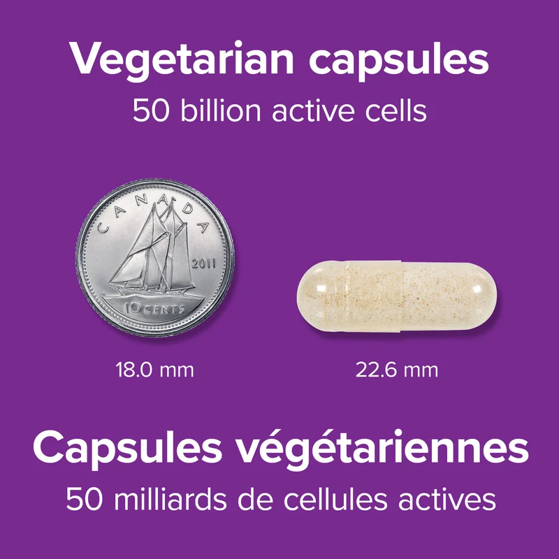 Webber Naturals - 50 Billion Probiotic Supplement | 30 Vegetable Capsules