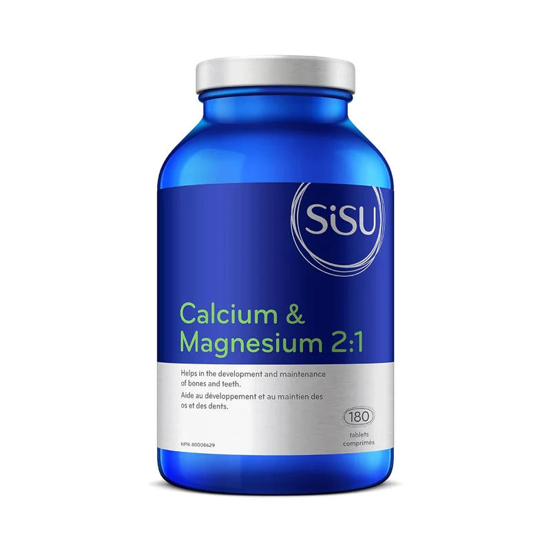 SISU - Calcium & Magnesium 2:1 | 180 Tablets