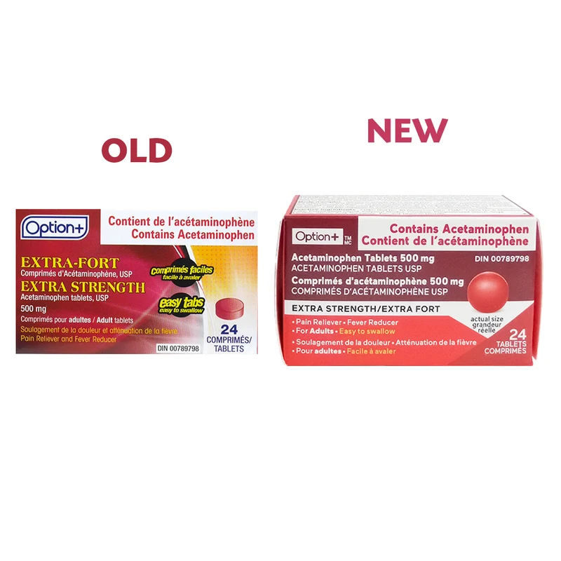 Option+ Extra Strength 500 mg | 24 Tablets