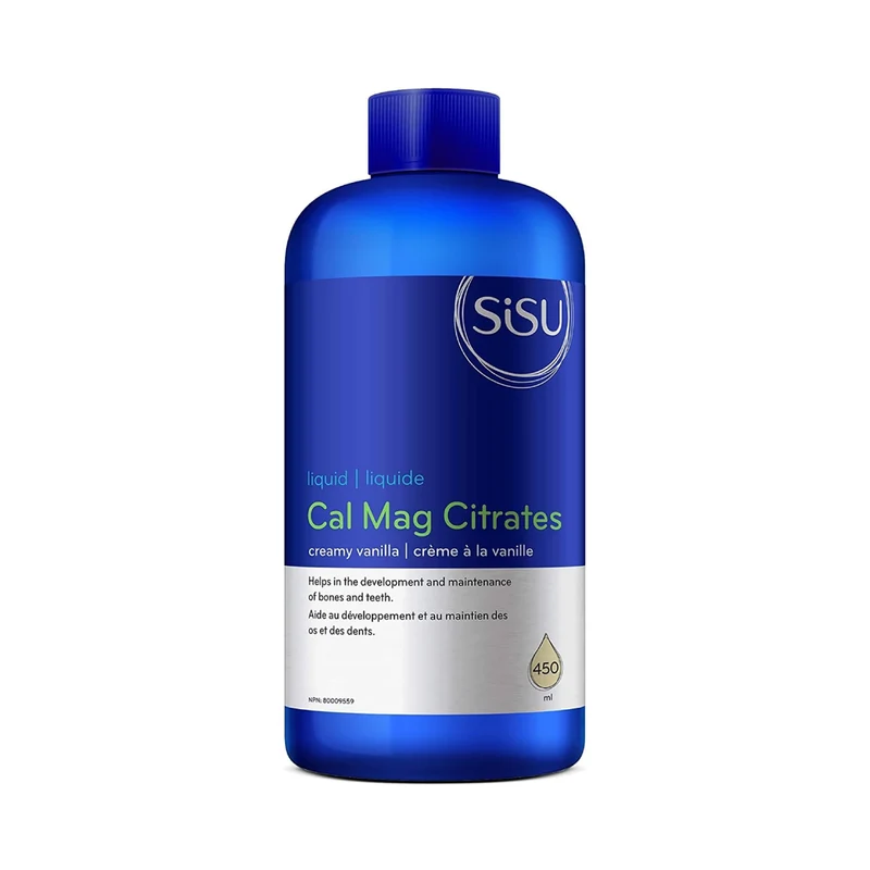 SISU - Liquid Calcium & Magnesium Citrates, Creamy Vanilla | 450 mL