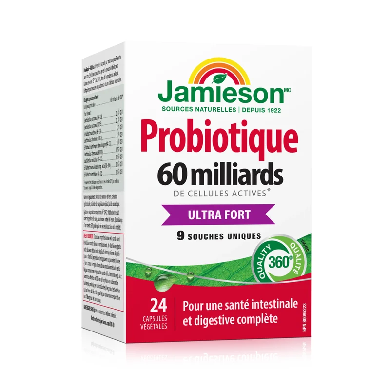 Jamieson - Ultra Strength 60 Billion Probiotic | 24 Vegetarian Capsules