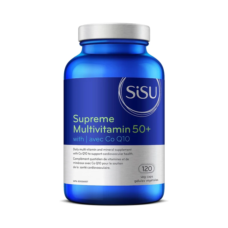 SISU - Supreme Multivitamin 50+ with CoQ10 | 120 Veg Capsules