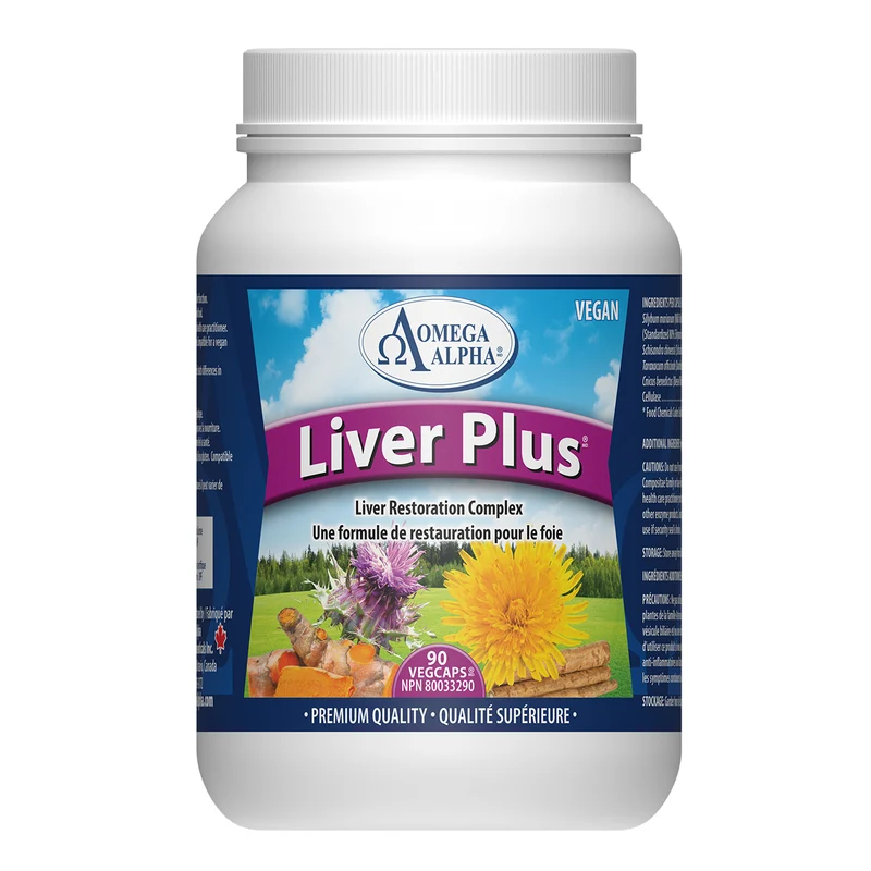 Omega Alpha - Liver PLus Liver Restoration Complex | 90 VegCaps