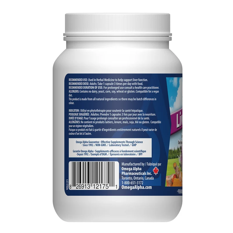 Omega Alpha - Liver PLus Liver Restoration Complex | 90 VegCaps