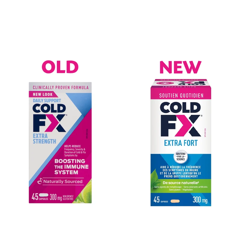 Cold-FX - Extra Strength Cough & Cold Relief Capsules | 45 Capsules