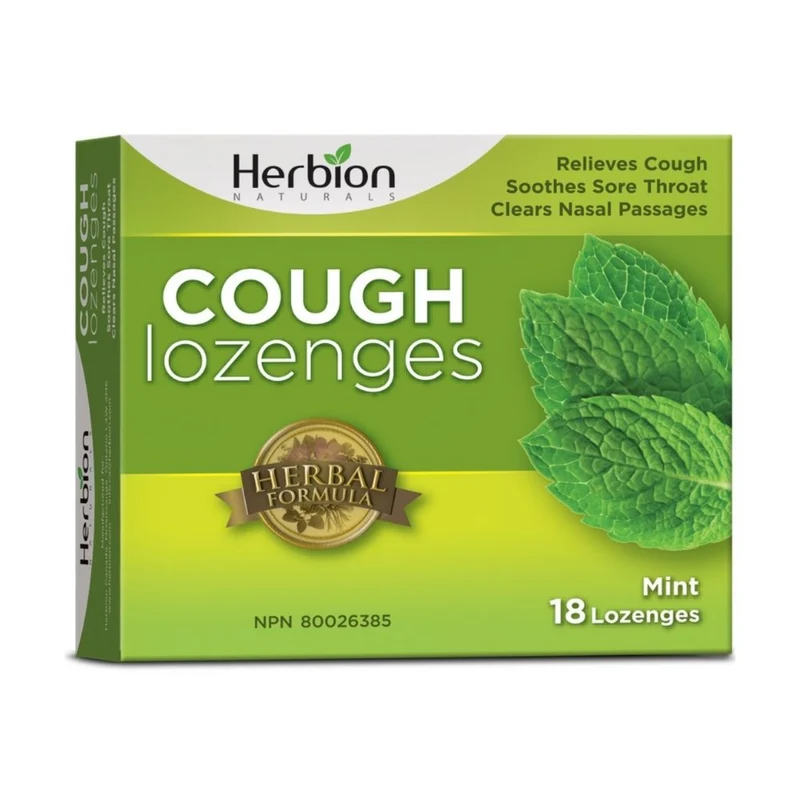Herbion Naturals - Cough Lozenges, Mint | 18 Lozenges
