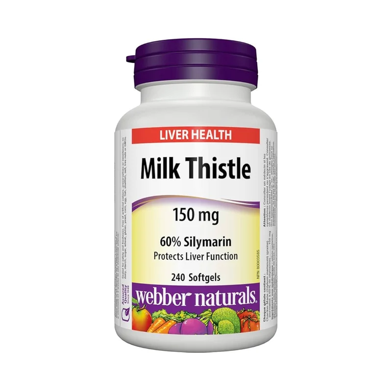 Webber Naturals - Milk Thistle 150 mg | 240 Softgels