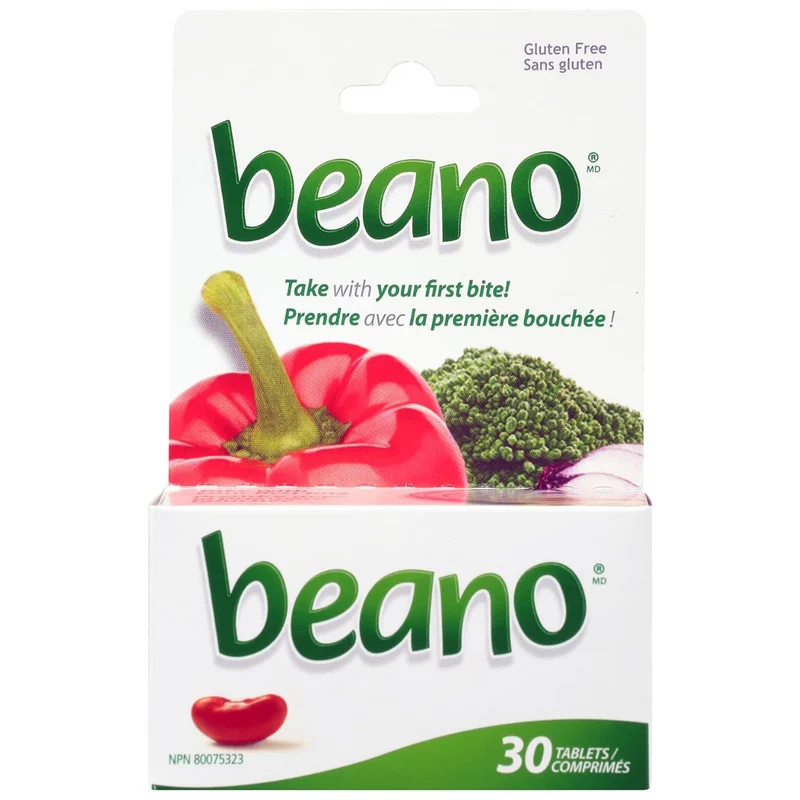 Beano - Alpha-galactosidase Enzyme Tablets | 30 Tablets