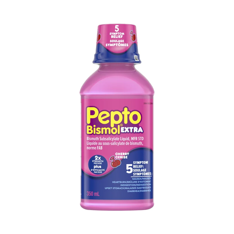 Pepto Bismol - Extra Strength Bismuth Subsalicylate Suspension - Cherry | 350 mL