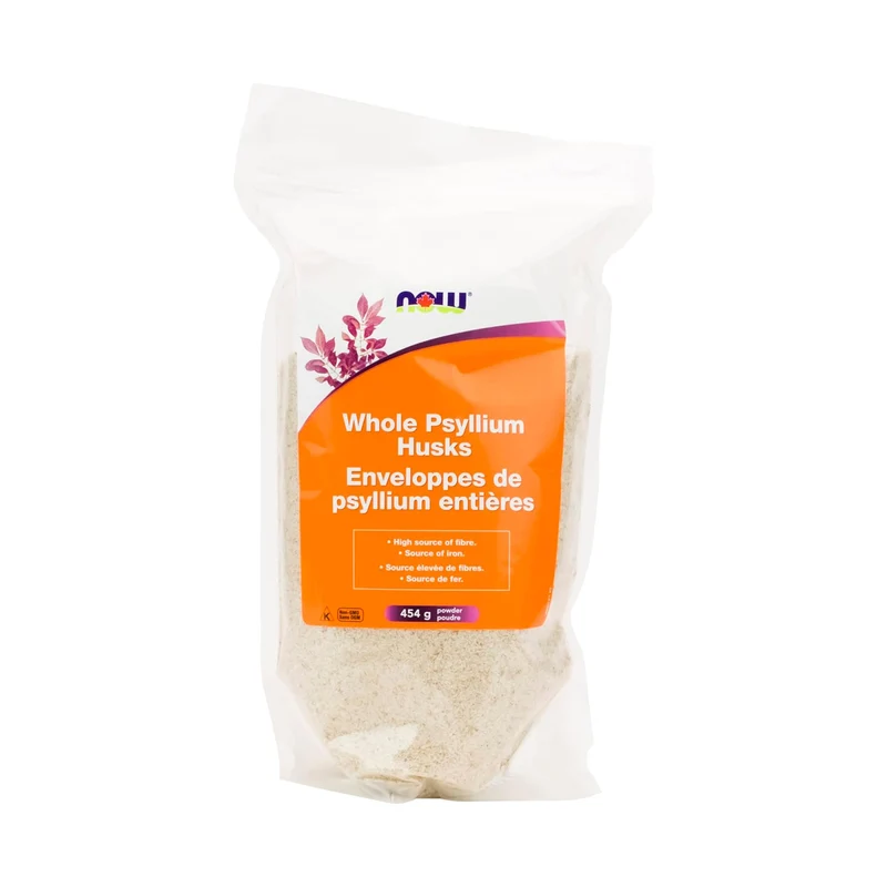 NOW - Whole Psyllium Husks Powder | 454 g