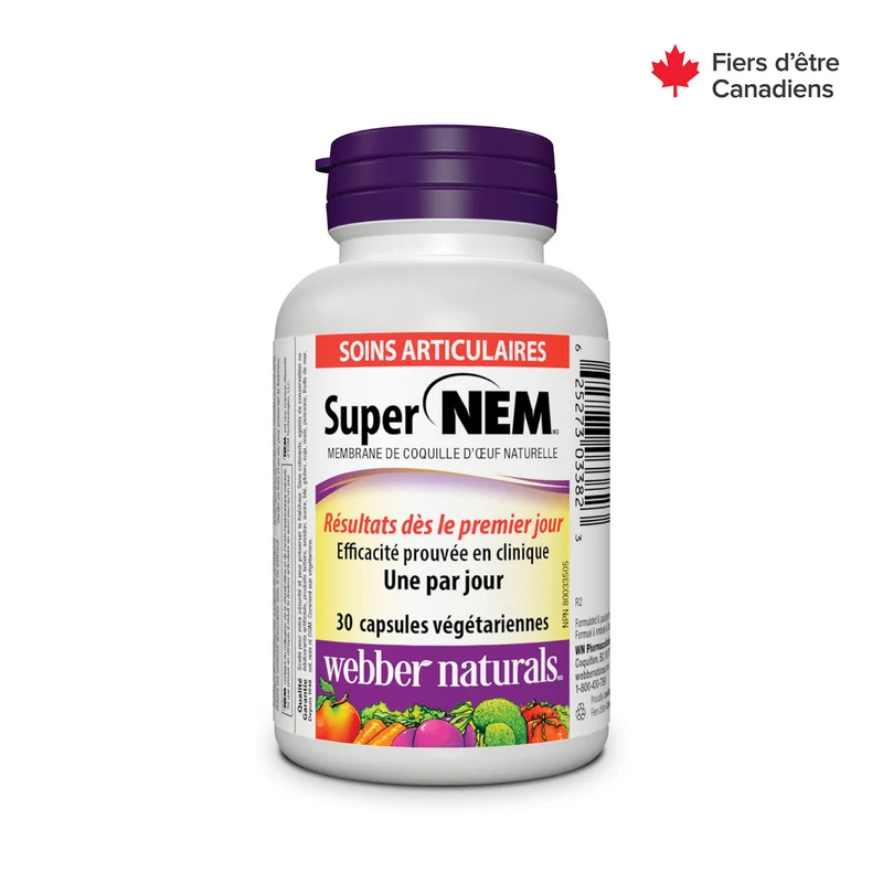 Webber Naturals - NEM 500 mg Natural Eggshell Membrane | 30 Capsules