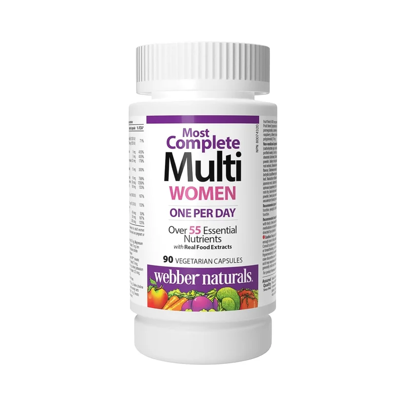 Webber Naturals - Women's Most Complete Multi | 90 Vegetarian Capsules