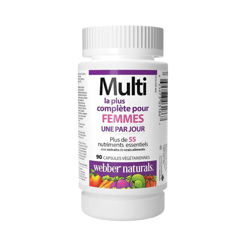 Webber Naturals - Women's Most Complete Multi | 90 Vegetarian Capsules