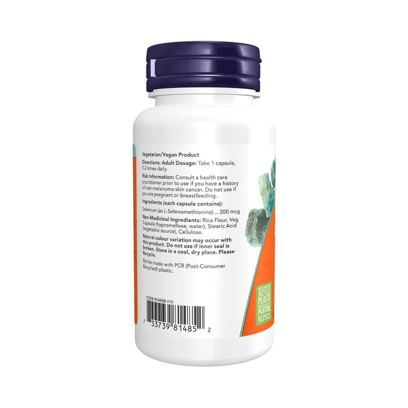 NOW - Selenium 200 mg Yeast Free | 90 Veg Capsules
