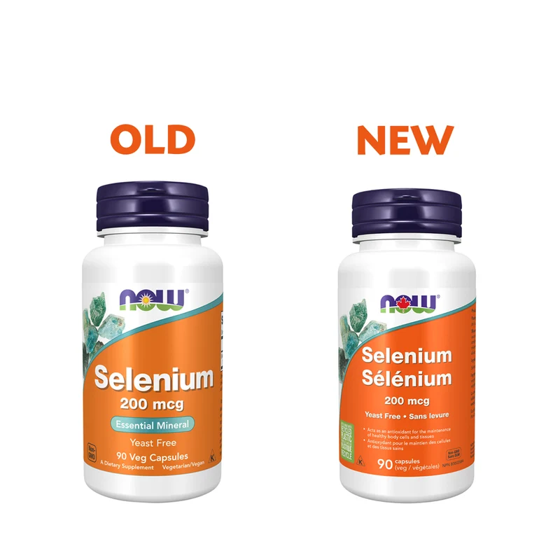 NOW - Selenium 200 mg Yeast Free | 90 Veg Capsules