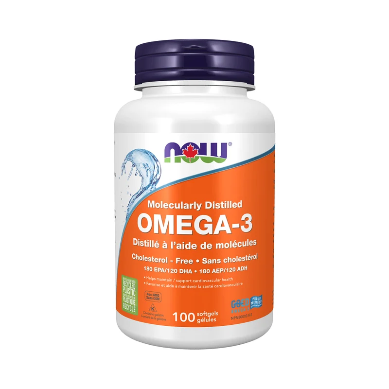 NOW - Omega-3 Fish Oil Blend | 100 Softgels
