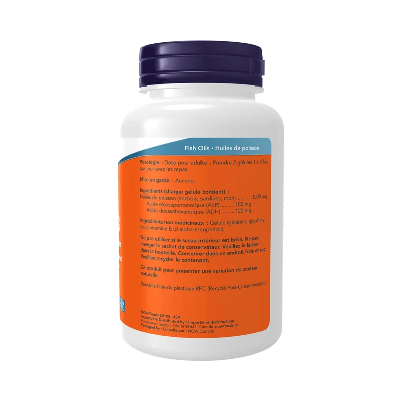 NOW - Omega-3 Fish Oil Blend | 100 Softgels
