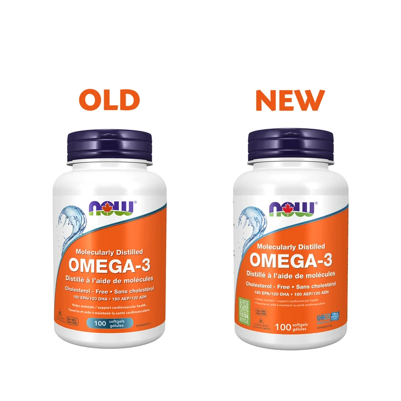 NOW - Omega-3 Fish Oil Blend | 100 Softgels