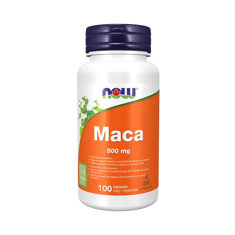 NOW - Maca 500 mg | 100 Veg Capsules