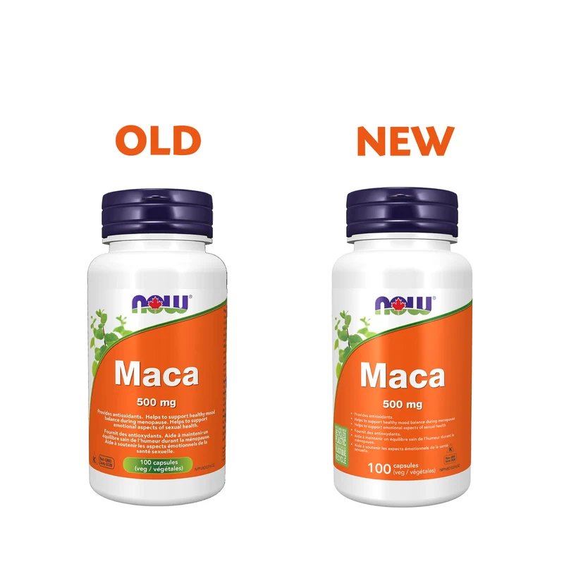 NOW - Maca 500 mg | 100 Veg Capsules