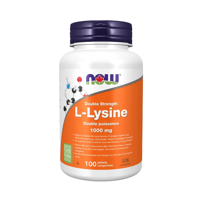 NOW - L-Lysine 1000 mg | 100 Tablets