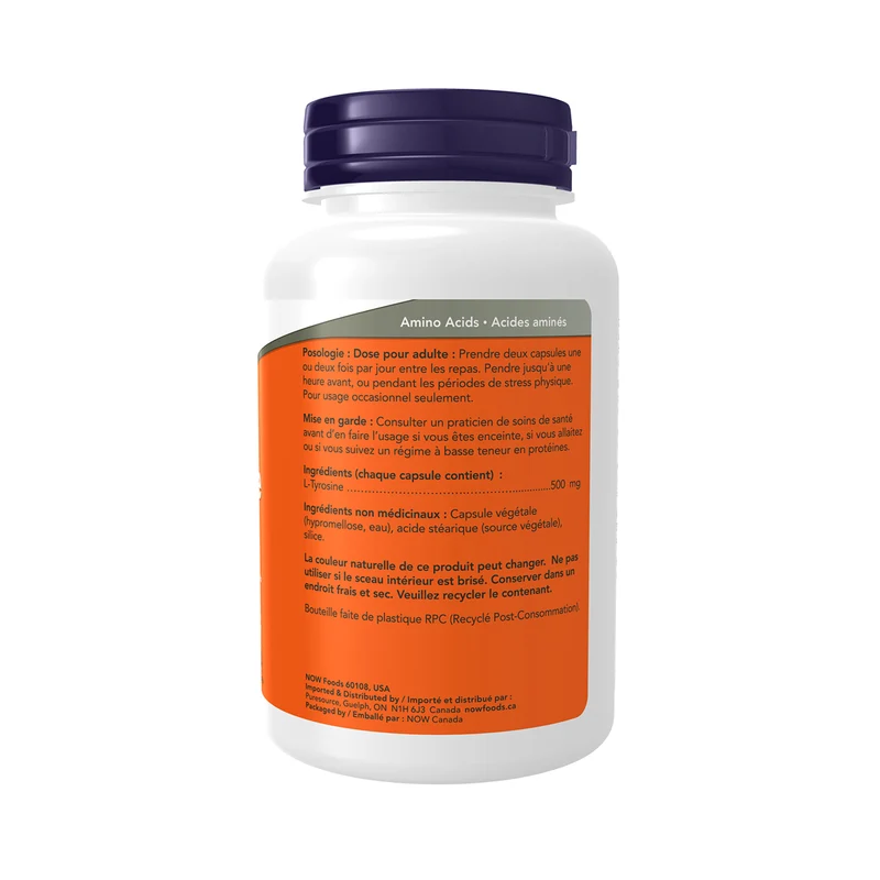 NOW - L-Tyrosine 500 mg | 120 Caps