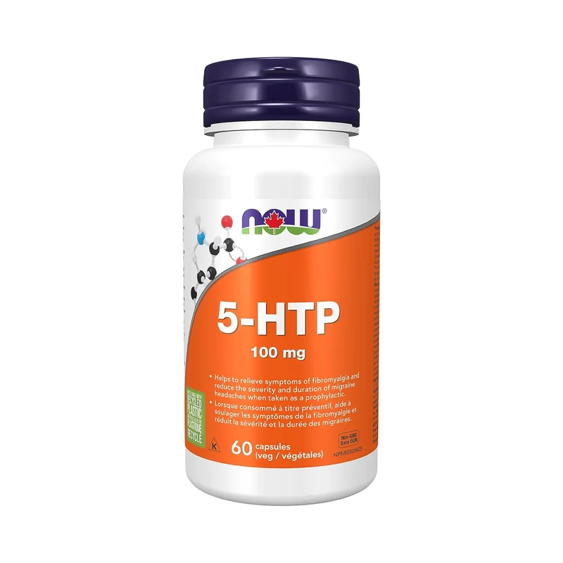 NOW - 5-HTP 100 mg | 60 Veg Capsules