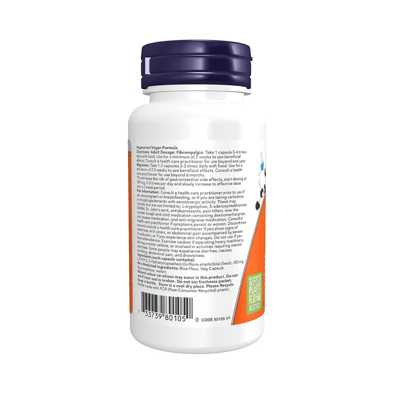 NOW - 5-HTP 100 mg | 60 Veg Capsules