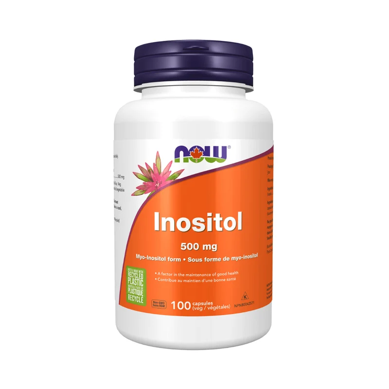 NOW - Inositol 500 mg | 100 Veg Capsules