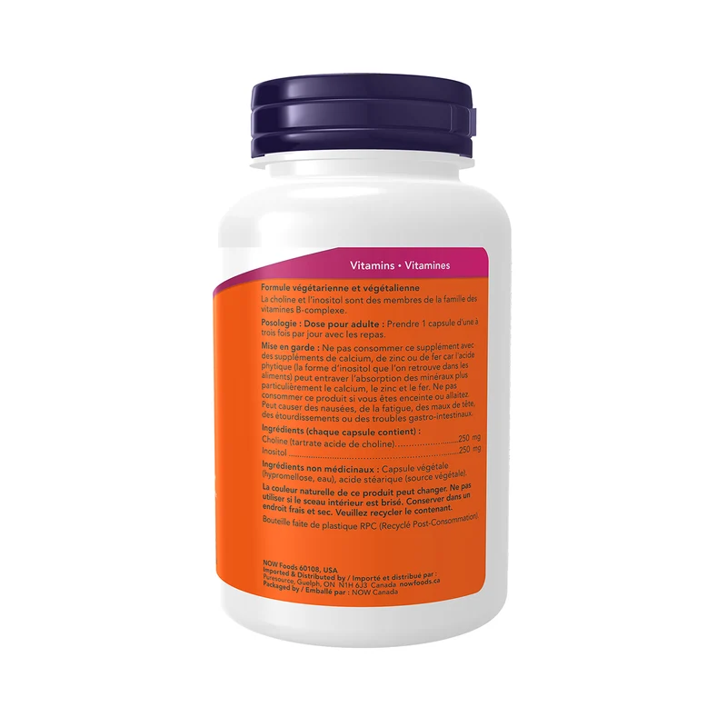 NOW - Choline & Inositol | 100 Caps