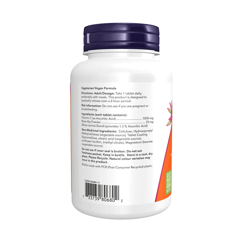 NOW - Sustained Release Vitamin C | 100 Caps