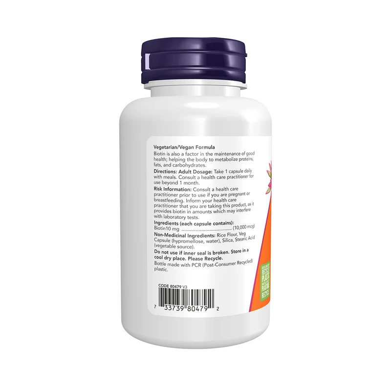 NOW - Biotin 10000 mcg | 120 Caps