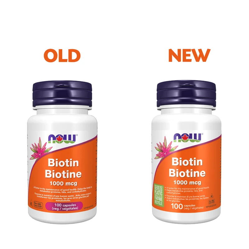 NOW - Biotin 1000 mcg | 100 Veg Capsules
