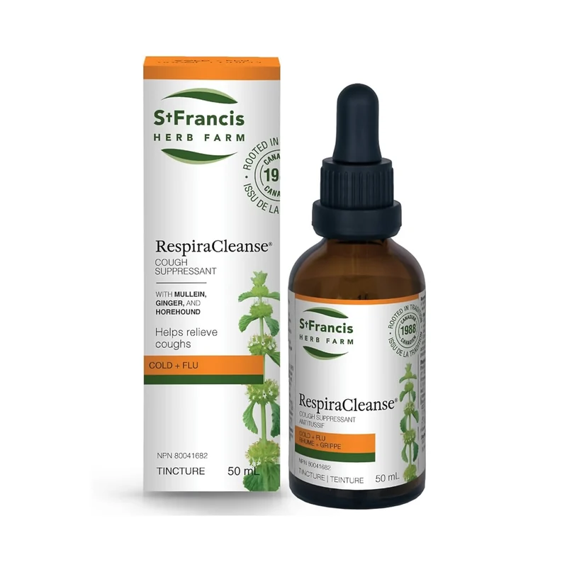 St. Francis - RespiraCleanse Tincture for Cold & Flu | 50 mL