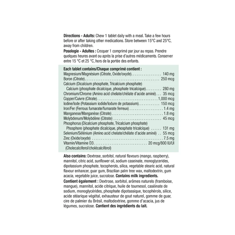Jamieson - Magnesium Mineral Complex | 60 Chewable Tablets