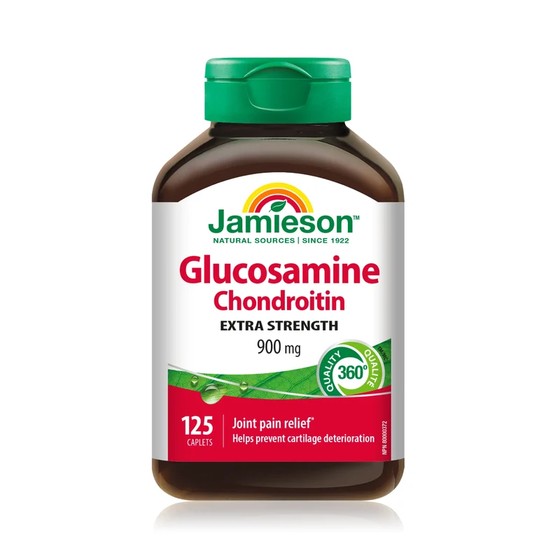 Jamieson - Glucosamine Chondroitin Extra Strength 900 mg | 125 Caplets