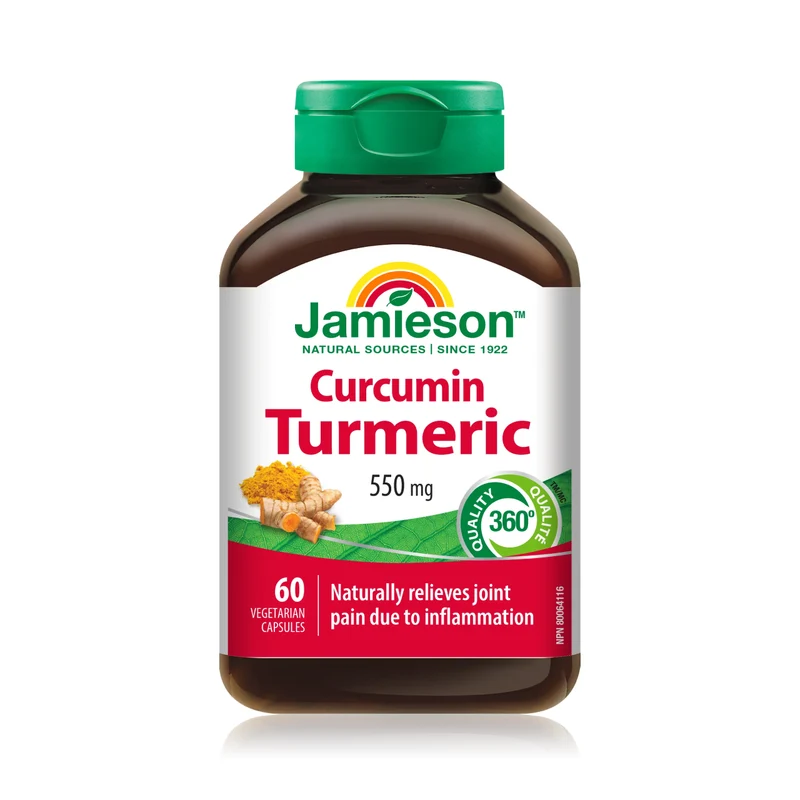 Jamieson - Curcumin Turmeric, 550mg | 60 Vegetarian Capsules