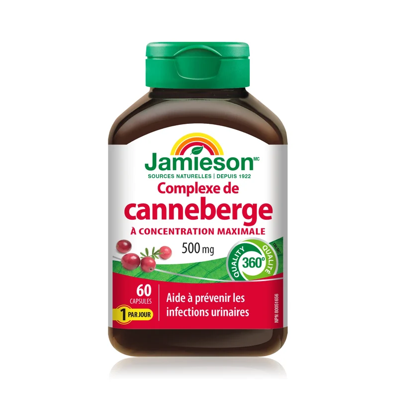 Jamieson - Cranberry Complex, 500 mg | 60 Capsules